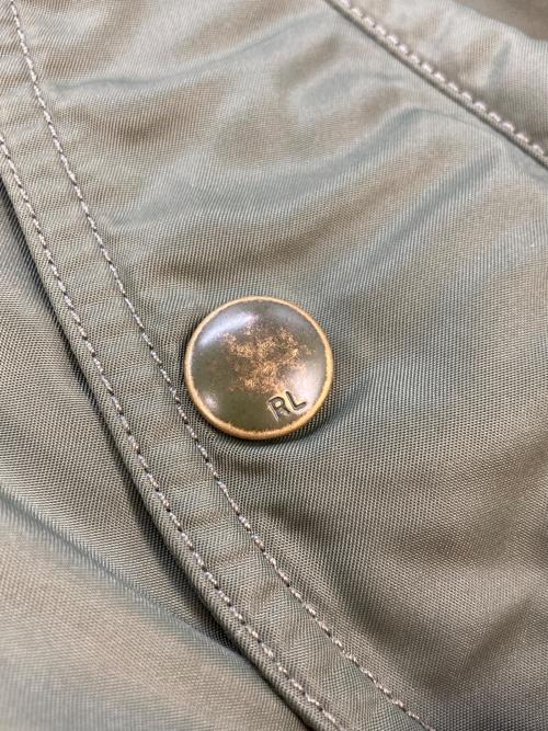 POLO RALPH LAUREN（ポロ・ラルフローレン）POLO RALPH LAUREN (ポロ・ラルフローレン) ワッペンMA-1ジャケット カーキ サイズ:SIZE Sの古着・服飾アイテム