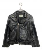 beautiful peopleビューティフルピープル）の古着「vintage leather riders jacket」｜ブラック
