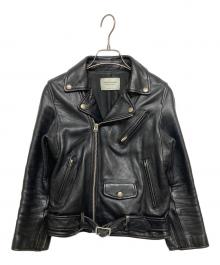 beautiful people（ビューティフルピープル）の古着「vintage leather riders jacket」｜ブラック