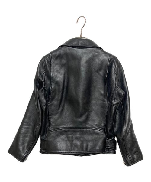 beautiful people（ビューティフルピープル）beautiful people (ビューティフルピープル) vintage leather riders jacket ブラック サイズ:SIZE140の古着・服飾アイテム