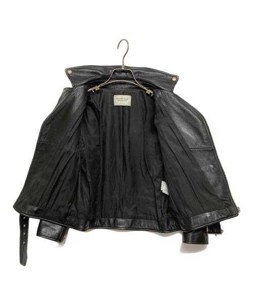 beautiful people（ビューティフルピープル）beautiful people (ビューティフルピープル) vintage leather riders jacket ブラック サイズ:SIZE140の古着・服飾アイテム