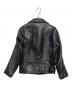 beautiful people (ビューティフルピープル) vintage leather riders jacket ブラック サイズ:SIZE140：22000円