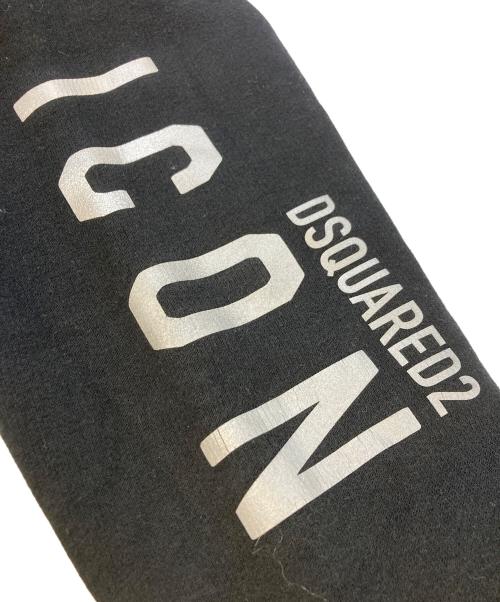 DSQUARED2（ディースクエアード）DSQUARED2 (ディースクエアード) ICON SWEATPANTS　S79KA0014 ブラック サイズ:SIZE XSの古着・服飾アイテム