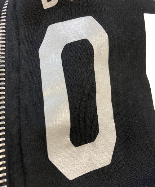 DSQUARED2（ディースクエアード）DSQUARED2 (ディースクエアード) ICON ZIP REFRACTIVE PARKA ブラック サイズ:SIZE Lの古着・服飾アイテム