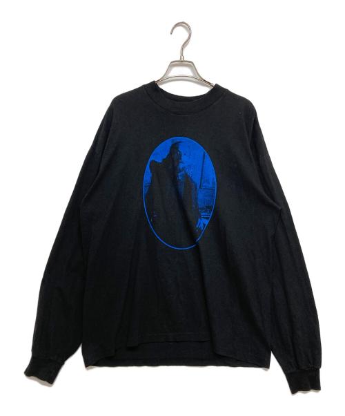 COSMIC MUSIC（コスミック ミュージック）COSMIC MUSIC (コスミック ミュージック) 長袖Tシャツ ブルー×ブラック サイズ:SIZE Lの古着・服飾アイテム