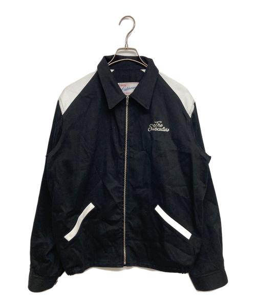 Subculture（サブカルチャー）Subculture (サブカルチャー) TWO－TONE CLOTH JACKET ブラック サイズ:SIZE1の古着・服飾アイテム