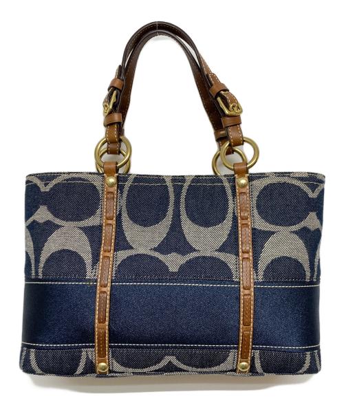 COACH（コーチ）COACH (コーチ) デニムトートバッグ インディゴの古着・服飾アイテム