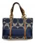 COACH（コーチ）の古着「デニムトートバッグ」｜インディゴ