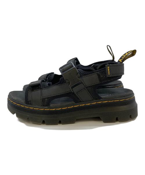 Dr.Martens（ドクターマーチン）Dr.Martens (ドクターマーチン) FORSTER マルチストラップ サンダル ブラック サイズ:SIZE UK5の古着・服飾アイテム