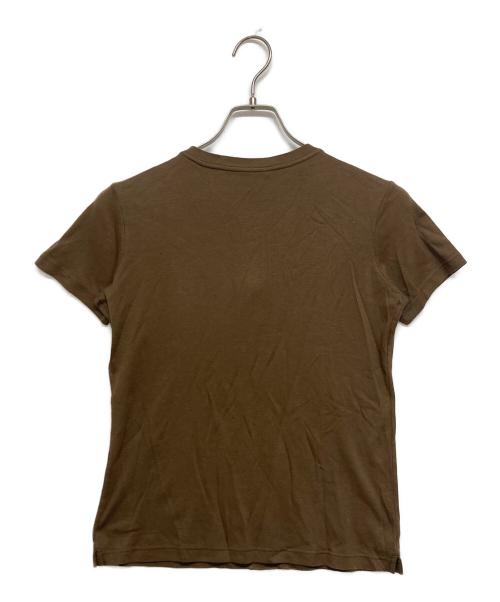 LOUIS VUITTON（ルイ ヴィトン）LOUIS VUITTON (ルイ ヴィトン) チャーム付きハーフジップカットソー ブラウン サイズ:Ｍの古着・服飾アイテム