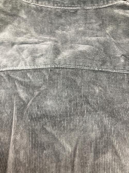 STONE ISLAND（ストーンアイランド）STONE ISLAND (ストーンアイランド) マイクロコーデュロイスナップボタンシャツ グレー サイズ:SIZE XLの古着・服飾アイテム
