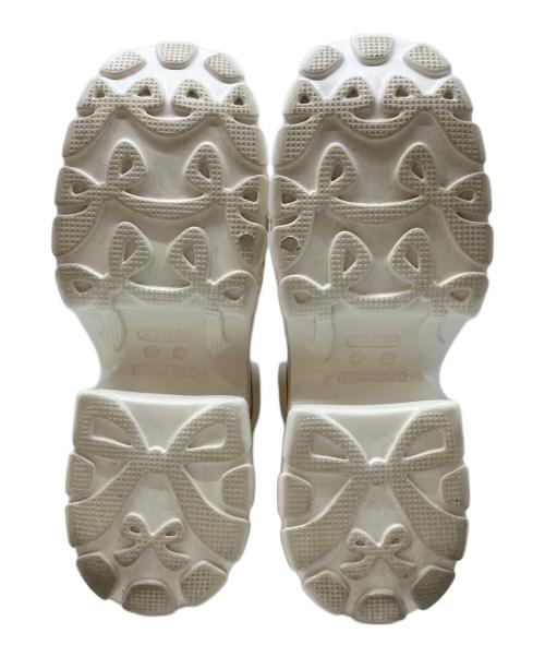 crocs（クロックス）crocs (クロックス) simone roche (シモーン ロシャ) Ballerina Platform(バレリーナ プラットフォーム ホワイト サイズ:SIZE W9の古着・服飾アイテム