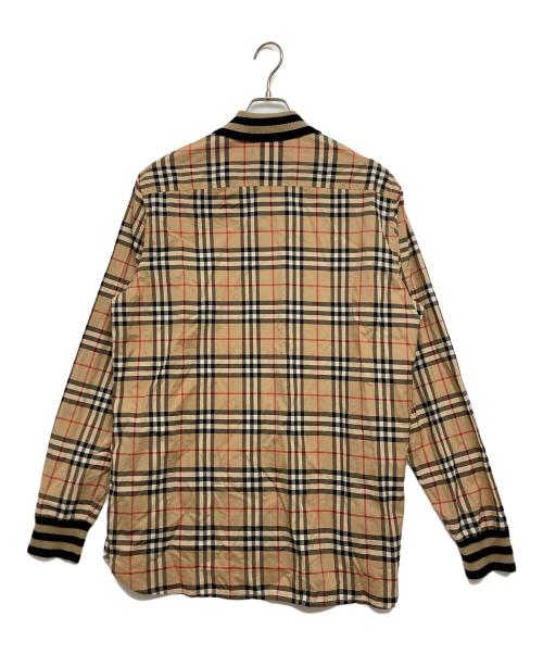 BURBERRY LONDON（バーバリーロンドン）BURBERRY LONDON (バーバリーロンドン) ノヴァチェックシャツ - Towner(タウナー） ブラウン サイズ:SIZE Mの古着・服飾アイテム