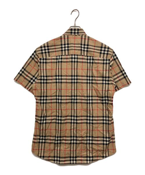 BURBERRY LONDON（バーバリーロンドン）BURBERRY LONDON (バーバリーロンドン) ノバチェックS/Sシャツ ブラウン サイズ: SIZE Mの古着・服飾アイテム