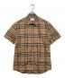 BURBERRY LONDON（バーバリーロンドン）の古着「ノバチェックS/Sシャツ」｜ブラウン