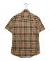 BURBERRY LONDON (バーバリーロンドン) ノバチェックS/Sシャツ ブラウン サイズ: SIZE M：22000円