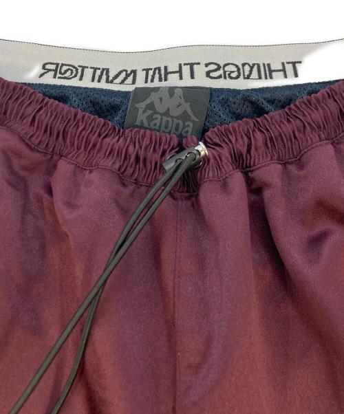 KAPPA（カッパ）KAPPA (カッパ) THINGS THAT MATTER (シングスザットマター) JERSEY BALLOON PANTS レッド×ネイビー サイズ:SIZE Mの古着・服飾アイテム