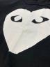 中古・古着 PLAY COMME des GARCONS (プレイコムデギャルソン) Printed Heart T-Shirt With Red Emblem Black  ブラック サイズ:SIZE XL：8000円