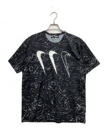 BLACK COMME des GARCONS×NIKE（ブラックコムデギャルソン×ナイキ）の古着「コラボプリントTシャツ」｜ブラック