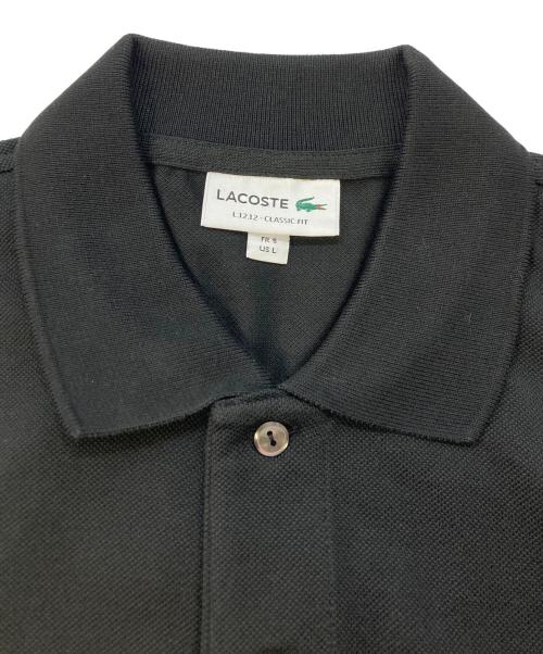 LACOSTE（ラコステ）LACOSTE (ラコステ) 半袖ポロシャツ ブラック サイズ:SIZE Lの古着・服飾アイテム