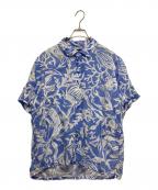 POLO RALPH LAURENポロ・ラルフローレン）の古着「リネンシャツ」｜ブルー