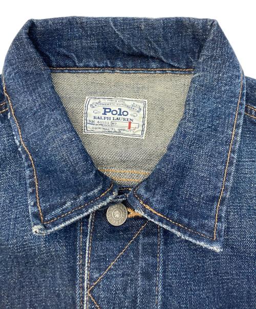 POLO RALPH LAUREN（ポロ・ラルフローレン）POLO RALPH LAUREN (ポロ・ラルフローレン) デニムジャケット インディゴ サイズ:SIZE Lの古着・服飾アイテム