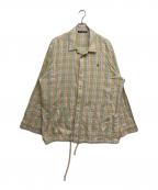 Acne studiosアクネ ストゥディオズ）の古着「チェックシャツ　FA-UX-OUTW000096」｜グリーン
