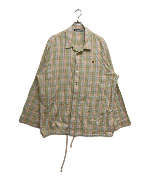 Acne studios（アクネ ストゥディオズ）Acne studios (アクネ ストゥディオズ) チェックシャツ　FA-UX-OUTW000096 グリーン サイズ:SIZEtXLの古着・服飾アイテム