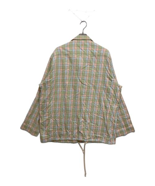 Acne studios（アクネ ストゥディオズ）Acne studios (アクネ ストゥディオズ) チェックシャツ　FA-UX-OUTW000096 グリーン サイズ:SIZEtXLの古着・服飾アイテム