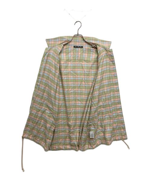 Acne studios（アクネ ストゥディオズ）Acne studios (アクネ ストゥディオズ) チェックシャツ　FA-UX-OUTW000096 グリーン サイズ:SIZEtXLの古着・服飾アイテム