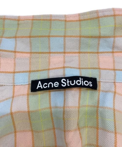 Acne studios（アクネ ストゥディオズ）Acne studios (アクネ ストゥディオズ) チェックシャツ　FA-UX-OUTW000096 グリーン サイズ:SIZEtXLの古着・服飾アイテム