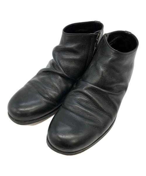 PADRONE（パドローネ）PADRONE (パドローネ) SHORT SIDE ZIP BOOTS / サイドジップショートブーツ ブラック サイズ:SIZE 40の古着・服飾アイテム