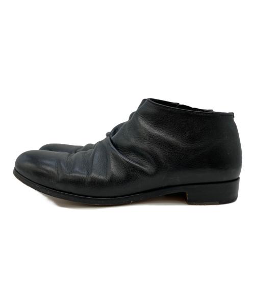 PADRONE（パドローネ）PADRONE (パドローネ) SHORT SIDE ZIP BOOTS / サイドジップショートブーツ ブラック サイズ:SIZE 40の古着・服飾アイテム
