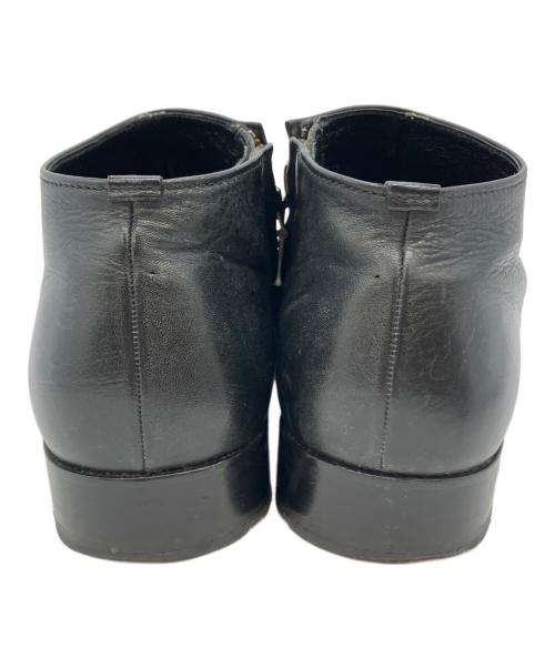 PADRONE（パドローネ）PADRONE (パドローネ) SHORT SIDE ZIP BOOTS / サイドジップショートブーツ ブラック サイズ:SIZE 40の古着・服飾アイテム