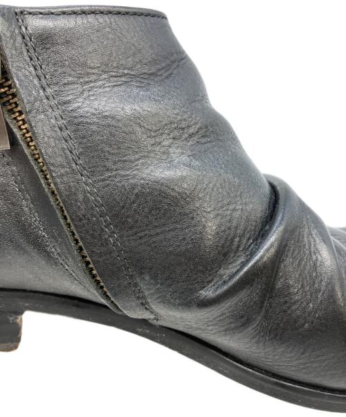 PADRONE（パドローネ）PADRONE (パドローネ) SHORT SIDE ZIP BOOTS / サイドジップショートブーツ ブラック サイズ:SIZE 40の古着・服飾アイテム