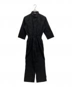 AURALEEオーラリー）の古着「WASHED CAVALRY TWILL JUMPSUIT A9ST02CT」｜ブラック