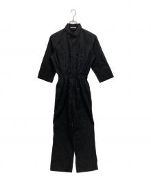 AURALEE（オーラリー）の古着「WASHED CAVALRY TWILL JUMPSUIT A9ST02CT」｜ブラック