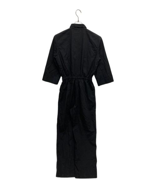 AURALEE（オーラリー）AURALEE (オーラリー) WASHED CAVALRY TWILL JUMPSUIT A9ST02CT ブラック サイズ:	SIZE 1の古着・服飾アイテム