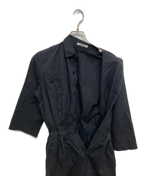 AURALEE（オーラリー）AURALEE (オーラリー) WASHED CAVALRY TWILL JUMPSUIT A9ST02CT ブラック サイズ:	SIZE 1の古着・服飾アイテム