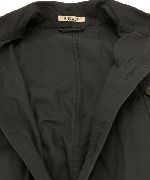 AURALEE（オーラリー）AURALEE (オーラリー) WASHED CAVALRY TWILL JUMPSUIT A9ST02CT ブラック サイズ:	SIZE 1の古着・服飾アイテム