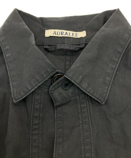 AURALEE（オーラリー）AURALEE (オーラリー) WASHED CAVALRY TWILL JUMPSUIT A9ST02CT ブラック サイズ:	SIZE 1の古着・服飾アイテム