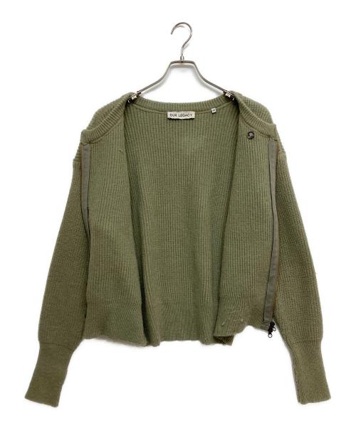 OUR LEGACY（アワーレガシー）OUR LEGACY (アワーレガシー) ZIP WRAP CARDIGAN M4233WM グリーン サイズ:SIZE48の古着・服飾アイテム