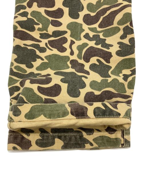 stussy（ステューシー）stussy (ステューシー) Camo Canvas Work Pant カーキ×ベージュ サイズ:SIZE40の古着・服飾アイテム