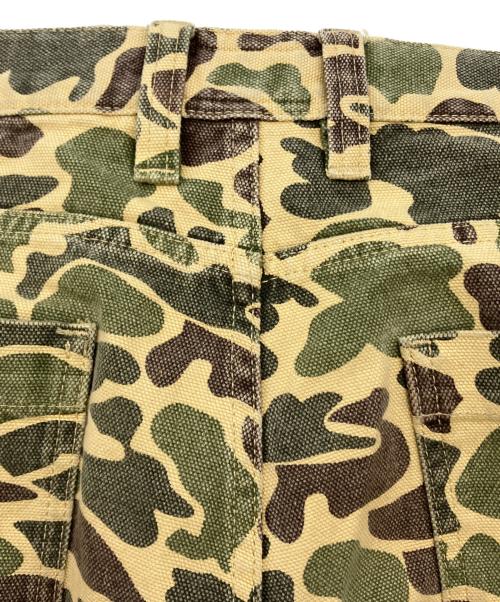 stussy（ステューシー）stussy (ステューシー) Camo Canvas Work Pant カーキ×ベージュ サイズ:SIZE40の古着・服飾アイテム