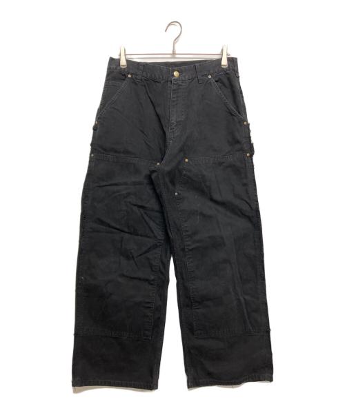 FIFTH GENERAL STORE（フィフスジェネラルストア）FIFTH GENERAL STORE (フィフスジェネラルストア) Distressed Double Knee Pants ブラック サイズ:SIZE Mの古着・服飾アイテム