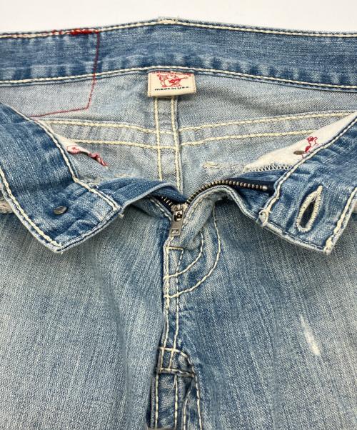 TRUE RELIGION（トゥルー レリジョン）TRUE RELIGION (トゥルー レリジョン) ダメージフレアデニムパンツ インディゴ サイズ:SIZE W30×L33の古着・服飾アイテム