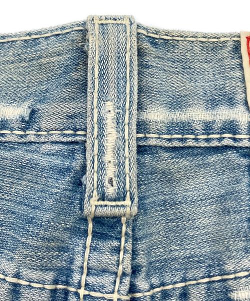 TRUE RELIGION（トゥルー レリジョン）TRUE RELIGION (トゥルー レリジョン) ダメージフレアデニムパンツ インディゴ サイズ:SIZE W30×L33の古着・服飾アイテム