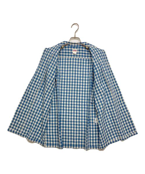 BIG YANK（ビッグヤンク）BIG YANK (ビッグヤンク) 1954 QLS GINGHAM ブルー×ホワイト サイズ:SIZE Mの古着・服飾アイテム
