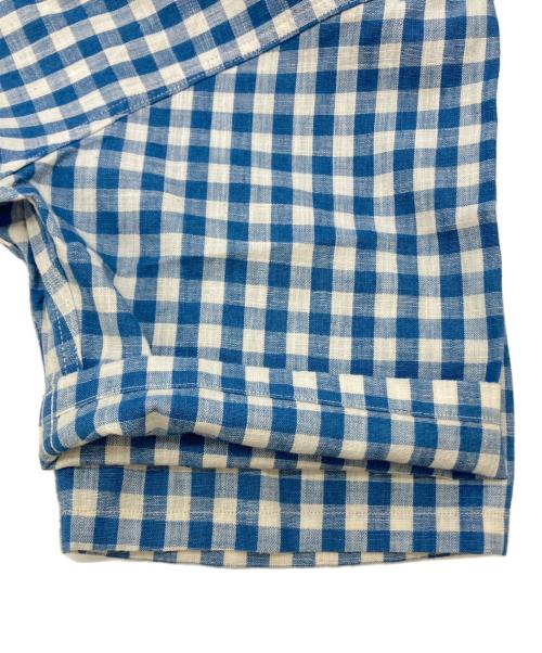 BIG YANK（ビッグヤンク）BIG YANK (ビッグヤンク) 1954 QLS GINGHAM ブルー×ホワイト サイズ:SIZE Mの古着・服飾アイテム
