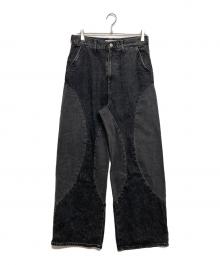 jieda（ジエダ）の古着「USED LOOSE FIT JEANS」｜ブラック